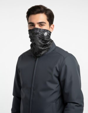RANKING SPORTS Premium Neck Gaiter_Black camo print